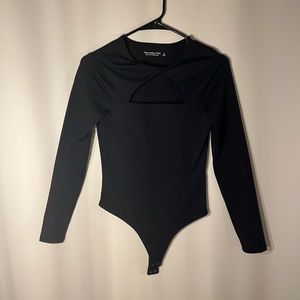 Abercrombie black bodysuit soft collection